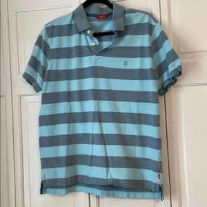 IZOD light blue stripe polo